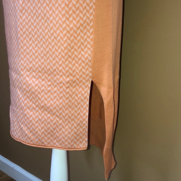 Tia Cibani sweater sheath dress 2 orange pink - Picture 3 of 6